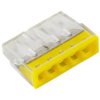Szybkozłączka 2,5Mm2, 5 Styków, Żółta, E.4183T /100Szt./