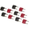 Fluke1616807 BP980 test lead adapter 4mm socket screw terminals red/black