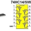 Układ cyfrowy 74HC14/SMD