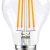 LED lamp, E27, 4 W, 470 lm, 240 V (DC), 240 V (AC), 2700 K, clear, warm white, E, FA274CL