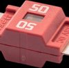 Automotive flat fuse, 50 A, 58 V, red, (L x W x H) 41 x 8.24 x 12 mm, MDP050M6