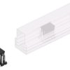 Pin header, 10 pole, pitch 2.54 mm, angled, black, SLLP6SMD06610ZBSM