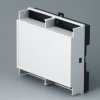 PPO/PC DIN rail enclosure, (L x W x H) 82.4 x 99.2 x 86 mm, light gray/black, B6504229
