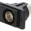 Łącznik BNC gniazdo z obu stron 75 czarny DUALSLIM 29mm CP30738MB3