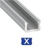 Profil LUMINES typ X srebrny anod. 2m n/t 773414