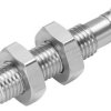 Czujnik zbliżeniowy M8 Indukcyjny 2,5 mm Festo Niewpuszczany 10 → 30 V DC długość 45mm Gwintowany