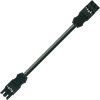 WAGO 771-9993/006-201 WINSTA® MIDI Cable Assemblies 3P Plug Series 771 Black 2m