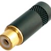 RCA jack, Cinchkupplung, 1 A, löten, NYS372P-BG