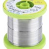 Lut bez ołowiu średnica 0.75mm Felder Lottechnik 0% Pb temp. topnienia 227°C 250g 0.7% Cu 99.3% Zn