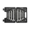 Gedore RED 3300059 Combination Ratchet Wrench Set With Adapters 12pc 8-19 mm