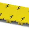 Warning sign, symbol: lightning, (L x W) 25.2 x 10.2 mm, PVC, 3047361