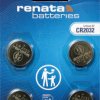 701492 Lithium-Knopfzelle, 3 V, 225 mAh, 20,0x3,2 mm, 4er-Pack