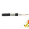 Kabel antenowy RG6 75 Om 1,13/4,8 koncentryczny żelowany czarny TRISET-113 PE E1017_500 DIPOL