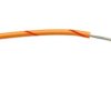 Przewód jednożyłowy linkowy, 0,5 mm², 16/0,2 mm, 20 AWG, PVC, 1 kV AC, Pomarańczowy/Czerwony, dł. 100m, RS PRO