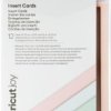 Cricut Joy Insert Cards Zestaw kart wielobarwny, pastelowy