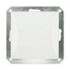 OPAL Wyłącznik pojedynczy do ramki przycisk podświetlany biały WP-1/S/m Op BI