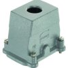 Grommet housing, size 10B, die-cast aluminum, M25, straight, screw locking, IP69/IPX9K/IP68/IP66, 19390100426