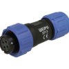 Gniazdo; SP1310/S4I-N; 4 tory; lutowany; 0,75mm2; 4-6,5mm; SP13; na przewód; IP68; 5A; 200V; Weipu; RoHS