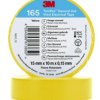 Taśma izolacyjna 15mm x 10m PVC Temflex 165 żółta 7100184732 /100szt./