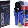 Zaciskarka do tulejek izolowanych i nieizolowanych z zestawem tulejek 1200 sztuk / 0,25-10 mm2 / Z-64-SET