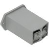 Bulgin BX0023/GY 9V PP3 Battery Holder, Solder Tag Contact - Grey