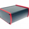 Obudowa AL-105 aluminiowa (ramka czerwona) 110x120x50