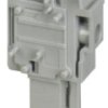 Plug, 1 pole, 0.2-6.0 mm², gray for space-saving potential distribution, 3060791