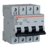 Wyłącznik nadprądowy MCB, Typ C, 4-biegunowy, 20A, 230V, na szynę DIN, Lovato, P1MB