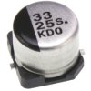 Kondensator 33μF 25V dc SMD Panasonic 6.3 (Dia.) x 5.4mm
