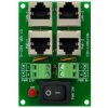 CZH-LABS 2 Ports Passive RJ45 PoE Power Injection Board, Power Over Ethernet Injector Module.
