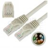 Patchcord UTP kat.5e kabel sieciowy LAN 2x RJ45 linka PVC szary 0,25m NEKU