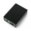 Obudowa do Raspberry Pi 4B - aluminiowa - czarna - LT-4BA04
