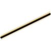 Pin header, 50 pole, pitch 2.54 mm, straight, black, MK 5 50 G