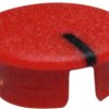 Front cap, with line, KKS, for rotary knobs size 10, A4110102