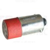 Żarówka sygn. LED Ba9s 230V AC/DC czerwona TRACON