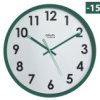Zegar Zielony Ścienny Analogowy Nie Nie, Z recyklingu, Akumulator Orium
