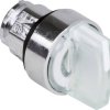 Schneider Electric ZB4BK1313 ZB4BK1313 Element czołowy przełącznika wyboru (Ø) 22 mm chrom, biały 1 szt.