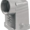 Grommet housing, size A40, die-cast aluminum, M20, angled, cross bow locking, IP65, 1788810000