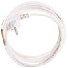 Przewód przyłączeniowy W-2 3x1,0 mm2 biały z wtyczką kątową 3m 51.925