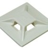 Mounting base, ABS, white, (L x W x H) 19.1 x 19.1 x 4.6 mm, ABMM-D