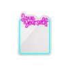 Neon Mirror Led Love Yourself Błękit Róż Fmne01 Forever Light