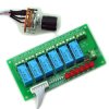 ELECTRONICS-SALON 6 Channel Unbalanced Stereo or Balanced Mono Audio Input Selector Relay Module.