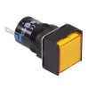 AL6Q-P3PY Yellow 16mm 12V Square Pilot Light IP65 IDEC