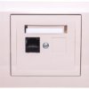 Kier Gniazdo Komputerowe Pojedyncze Rj45 Kat.5E Beżowe Gpk-1W/K/01