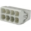 Szybkozłączka 8x 0,5-2,5mm2 na drut 450V/24A ORYGINALNA woreczek 10szt. 2273-208