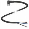 Pepperl+Fuchs 240800-100012 Gniazdo kablowe V3-WM-BK1,5M-PUR-U, piny: 3, 1.50 m, 1 szt.