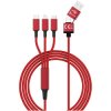 Smrter SMRTER_HYDRA_ULT_RD 2348021 USB Cable Assemblies Red Durable 1m