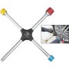 Hazet 705V Four-Way Wheel Nut Wrench Chrome-Plated German-Made Car Tool