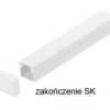 Osprzęt do listew elektroinstalacyjnych, zakończenie BIAŁY SK 25x18 (1szt.)
