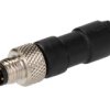 Złącze okrągłe 4-pinowe M8 Kabel Wtyk RS PRO Męski IP67 CNM08